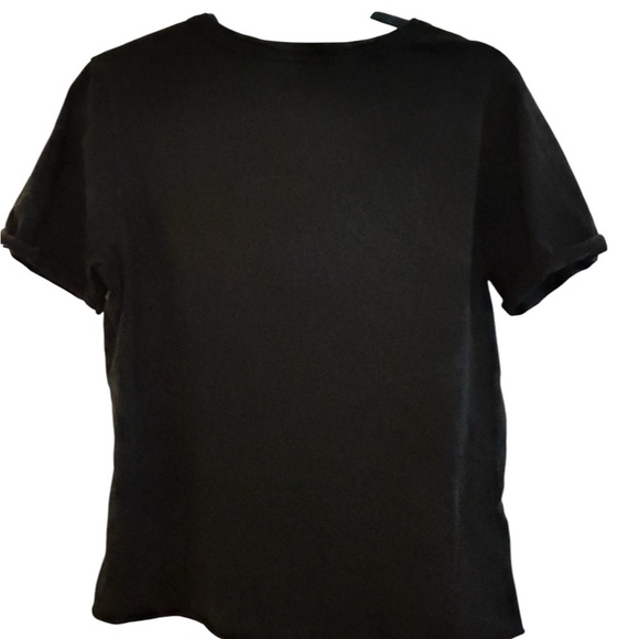 Paige Women's Black V-Neck Top - Picture 2 of 5